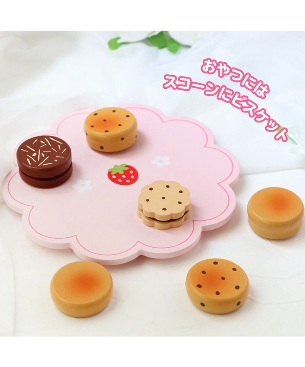 Mother garden マザーガーデン 野いちごままごと ポット＆紅茶セット 木のおままごと 