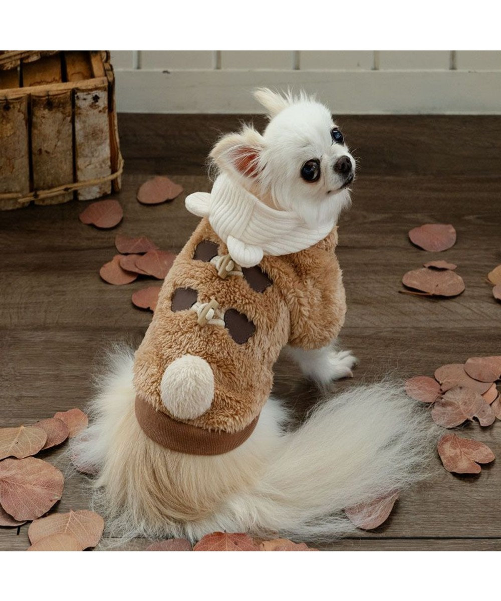 PET PARADISE ペットパラダイス くまちゃん もこもこ パーカー 小型犬 