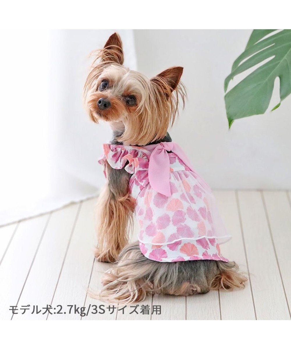 PET PARADISE ペットパラダイス エコメイド ワンピース 《貝柄 パープル》 小型犬 
