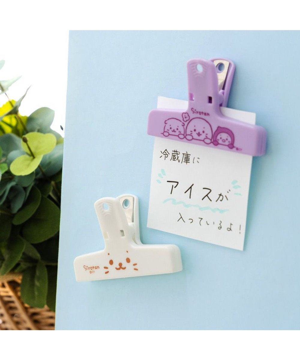 Mother garden しろたん マグネット付きクリップ 《顔ぼん》 単品 