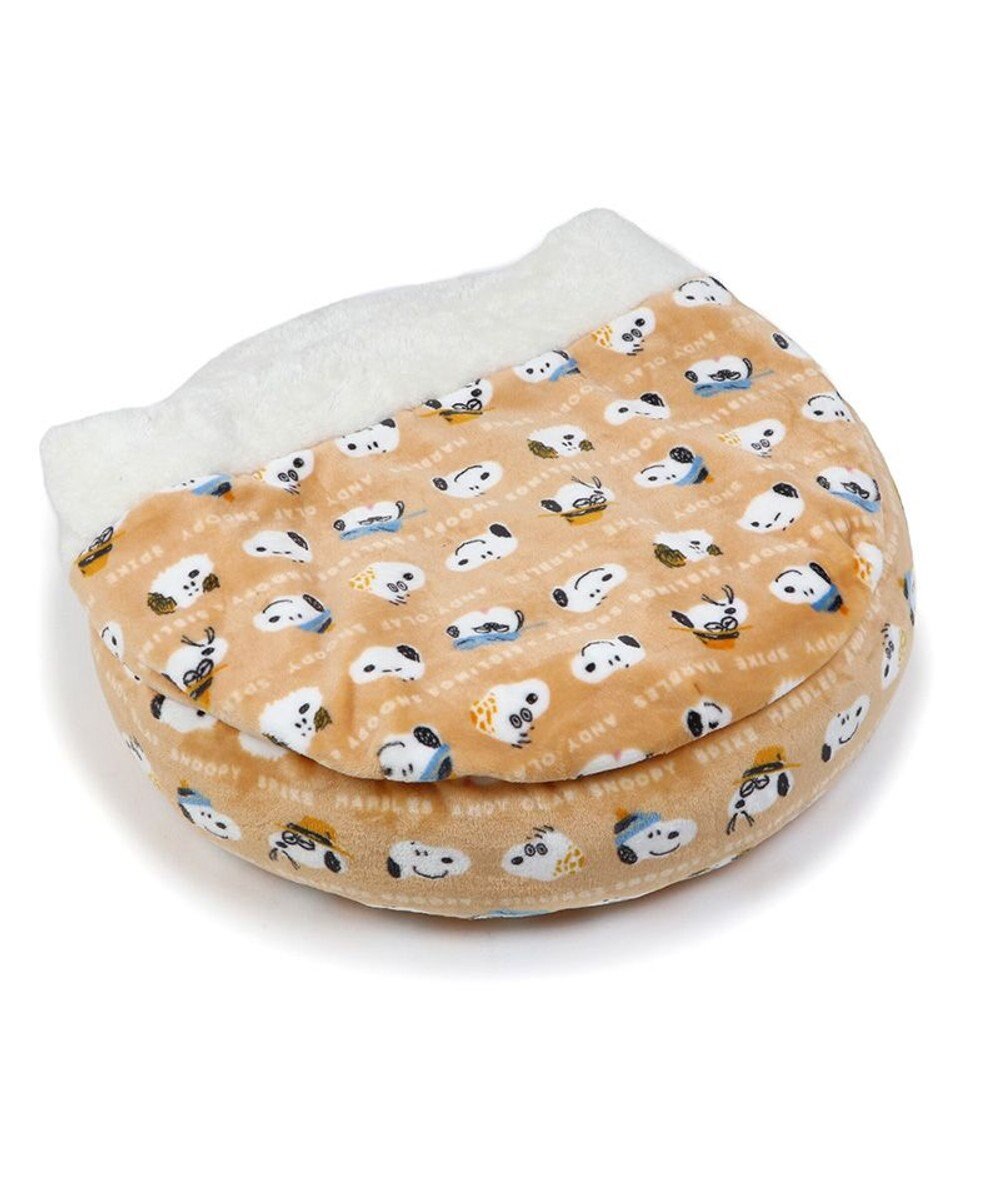PET PARADISE スヌーピー 丸型寝袋 遠赤外線 《ブラザー柄》 60cm 