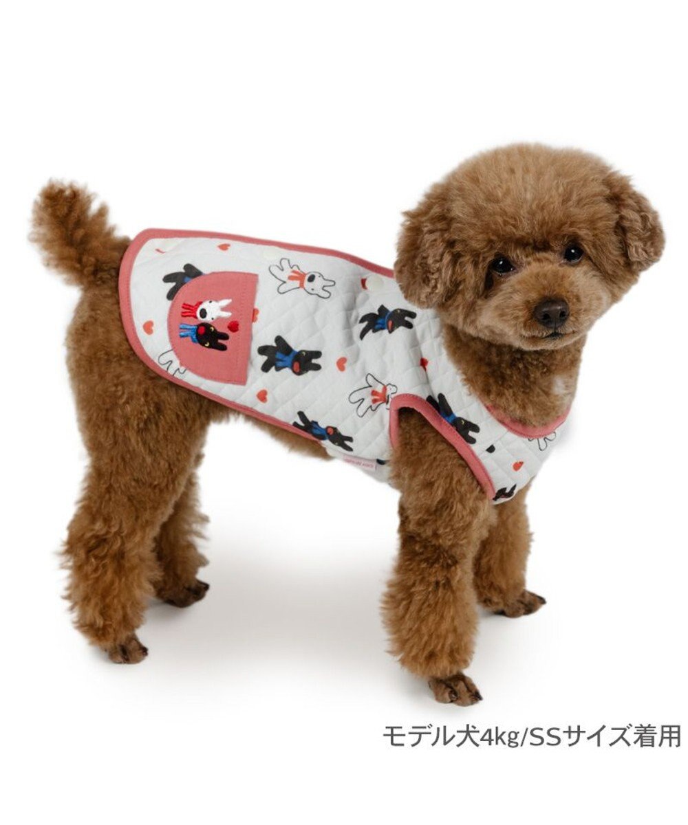 PET PARADISE リサとガスパール キルト ベスト 《ハート》 小型犬 