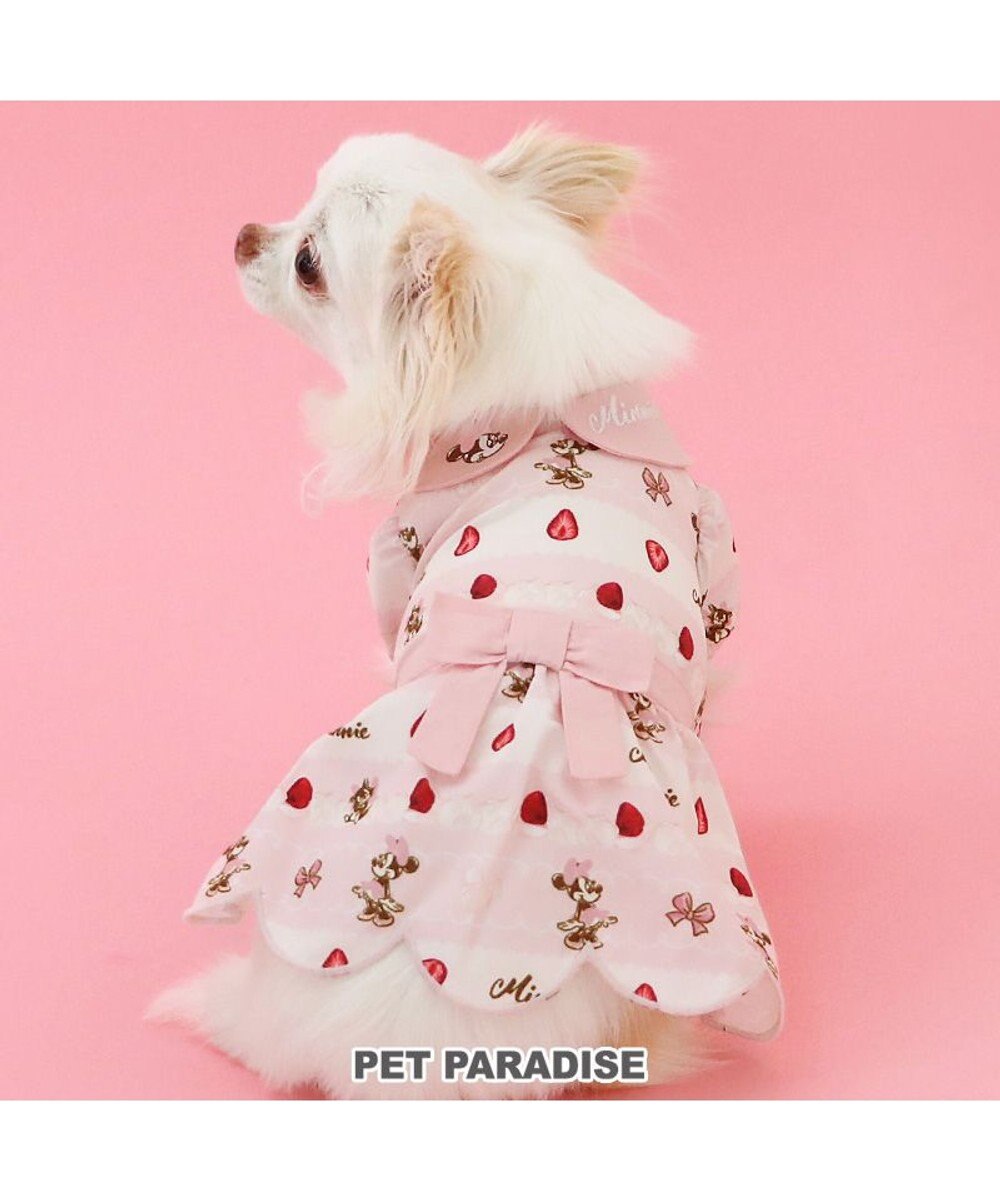 PET PARADISE ディズニー ミニーマウス ワンピース 《苺ケーキ柄》 小型犬 