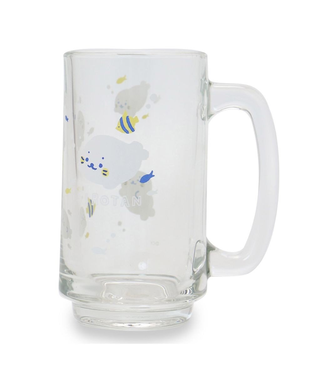 Mother garden しろたん ジョッキ 350mL《海しろたん柄/お食事処柄/うまい！もう一杯 おかわりおまち～！柄》 