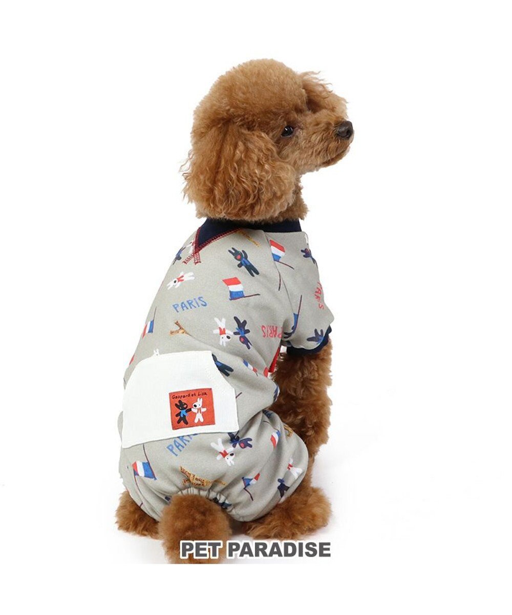 PET PARADISE リサとガスパール ロンパース 《パリ柄》 小型犬 
