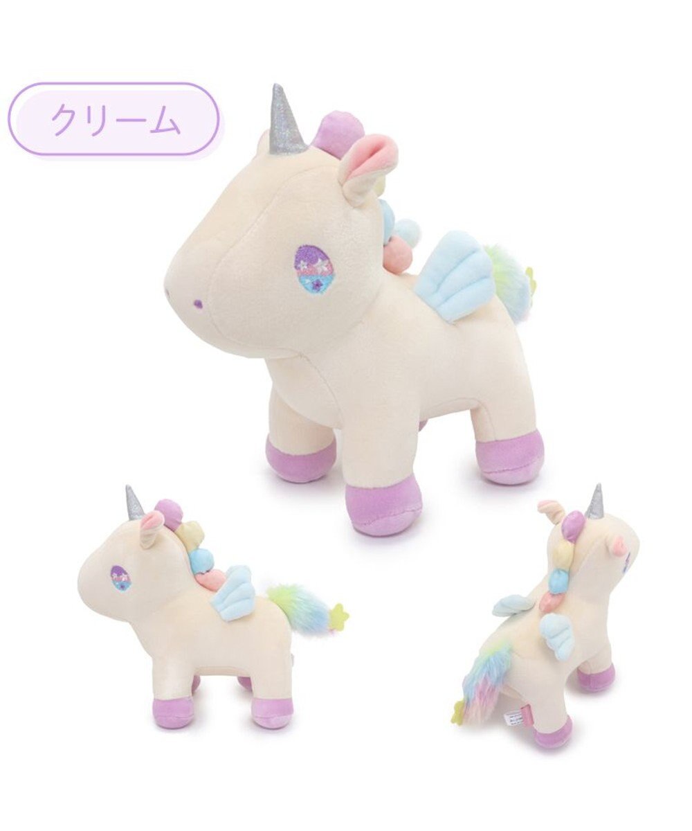 Mother garden マザーガーデン ユニコーン ぷにもち ぬいぐるみ 20cm 《クリーム》 