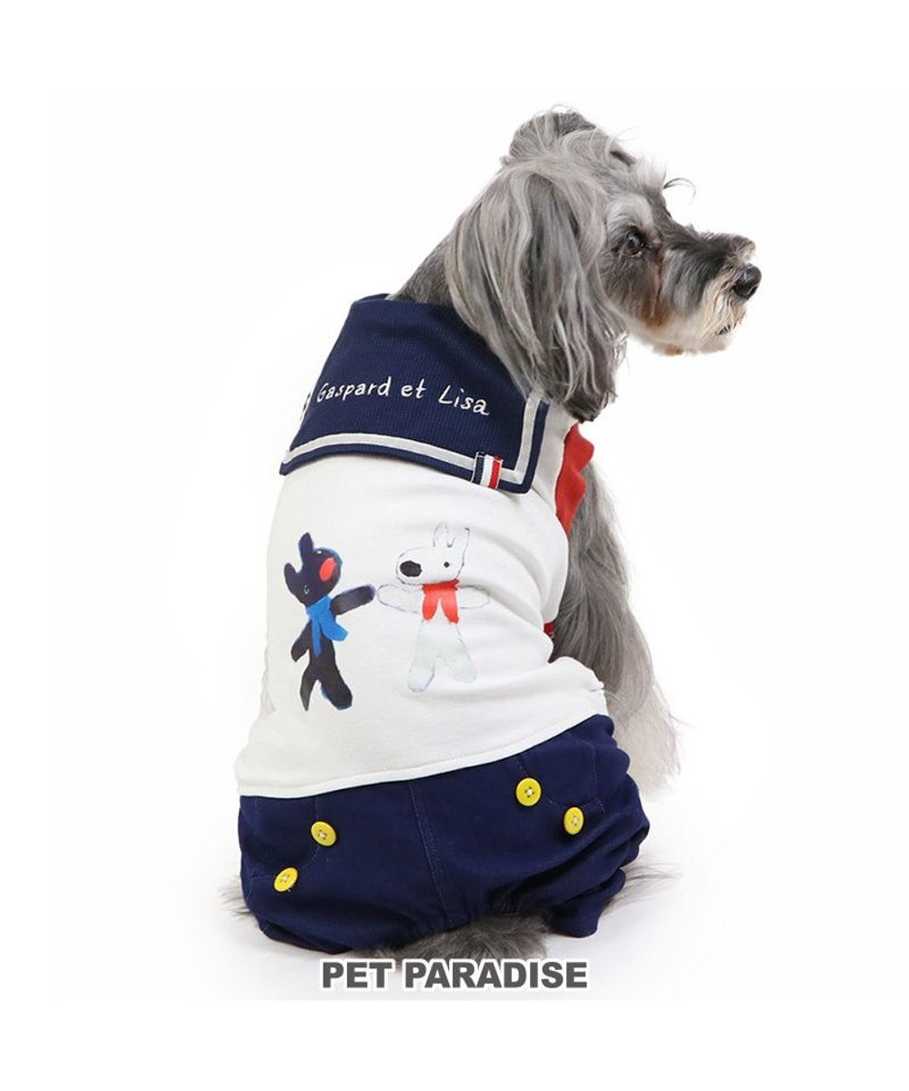 PET PARADISE リサとガスパール セーラー パンツ つなぎ 小型犬 