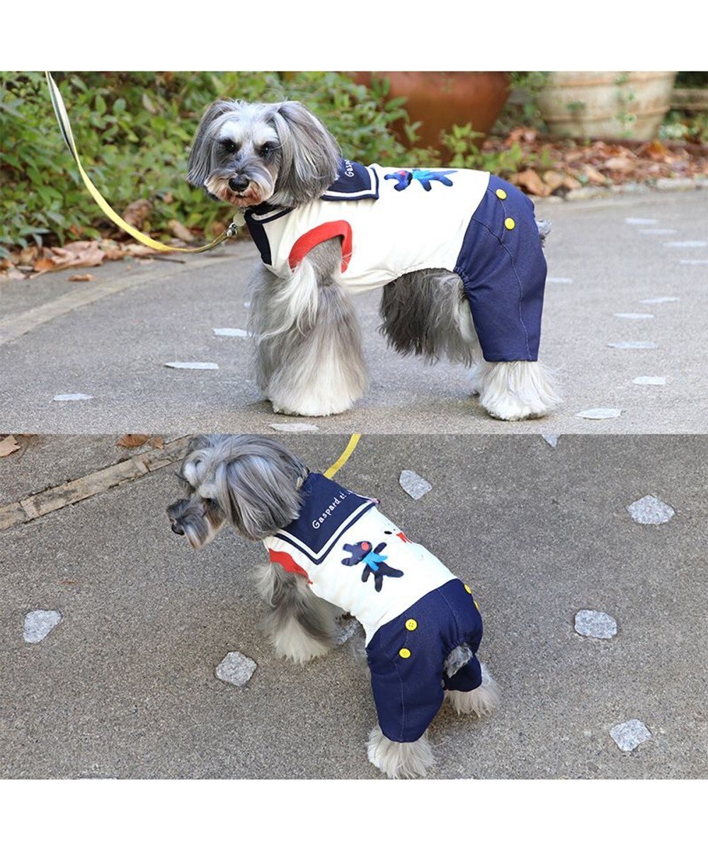 PET PARADISE リサとガスパール セーラー パンツ つなぎ 小型犬 