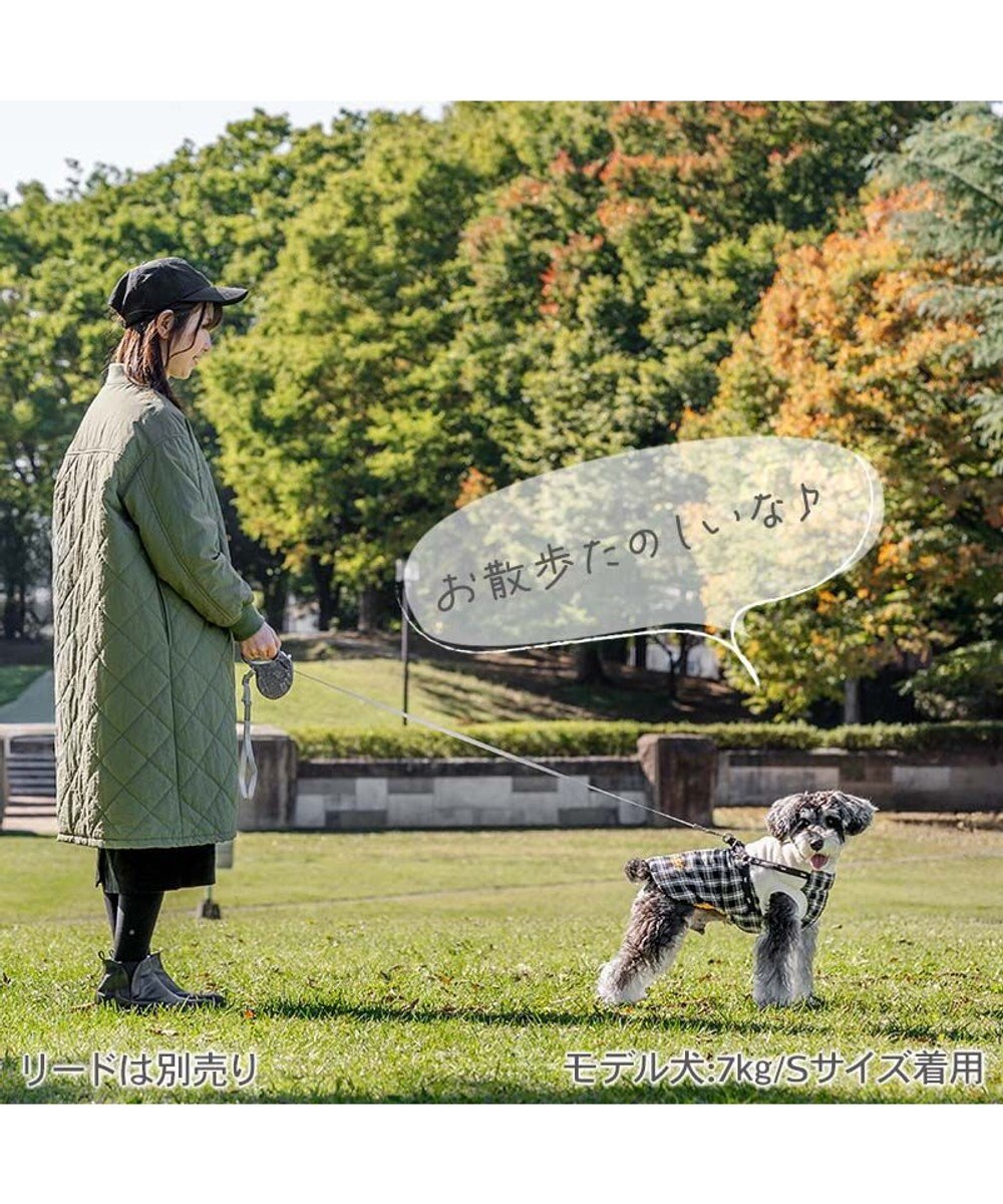 PET PARADISE Lee アウターハーネス 《チェック》 小型犬 