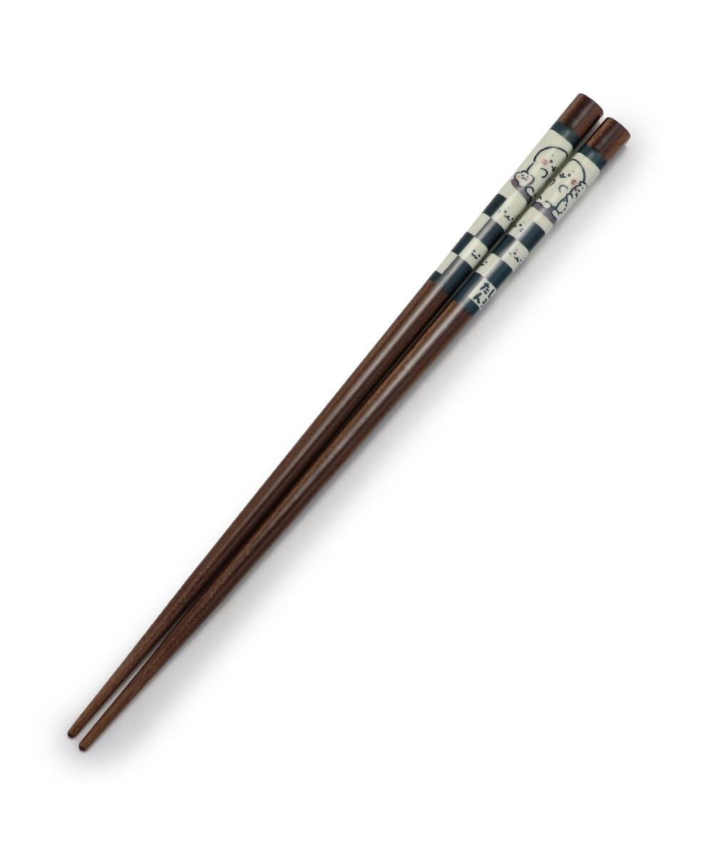Mother garden しろたん 木製 箸  21cm 《和柄》 単品 