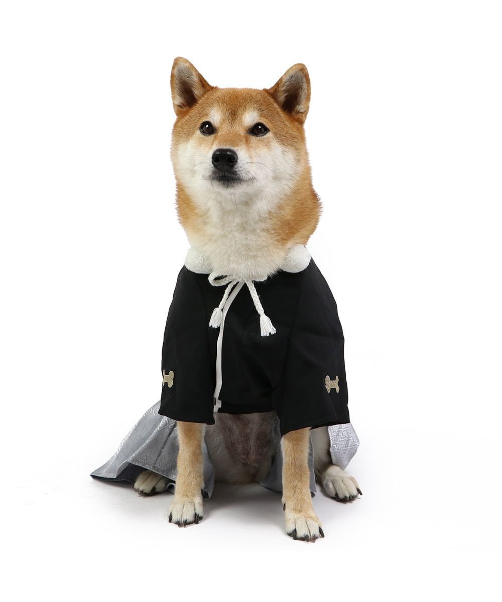 PET PARADISE ペットパラダイス 紋付袴 《シルバー》 中型犬 大型犬 