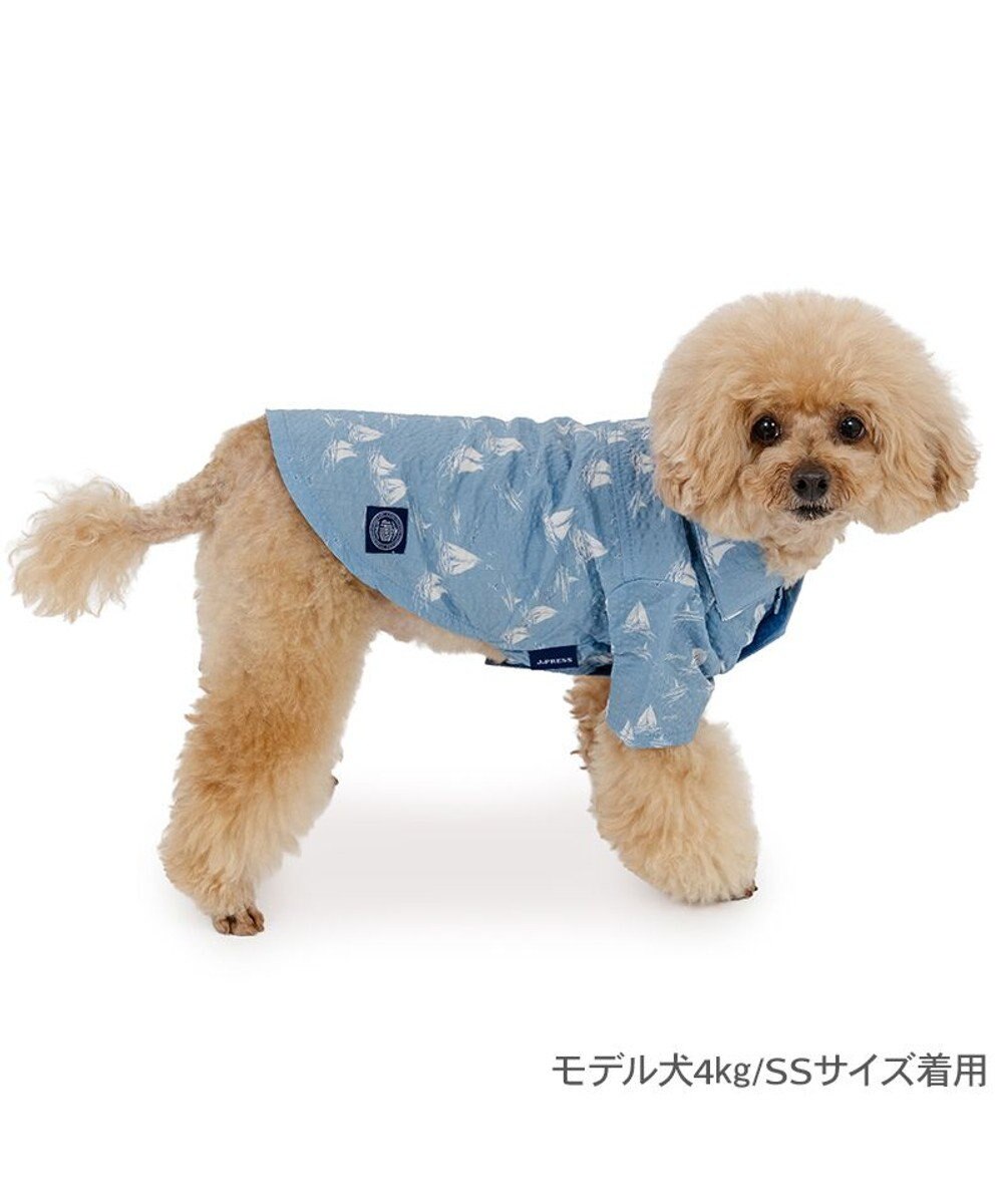 PET PARADISE J.PRESS ウェーブシャツ 《船柄 》 小型犬 