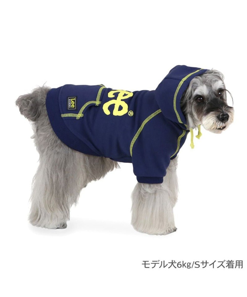 PET PARADISE Lee ステッチパーカー 《ネイビー》 小型犬 