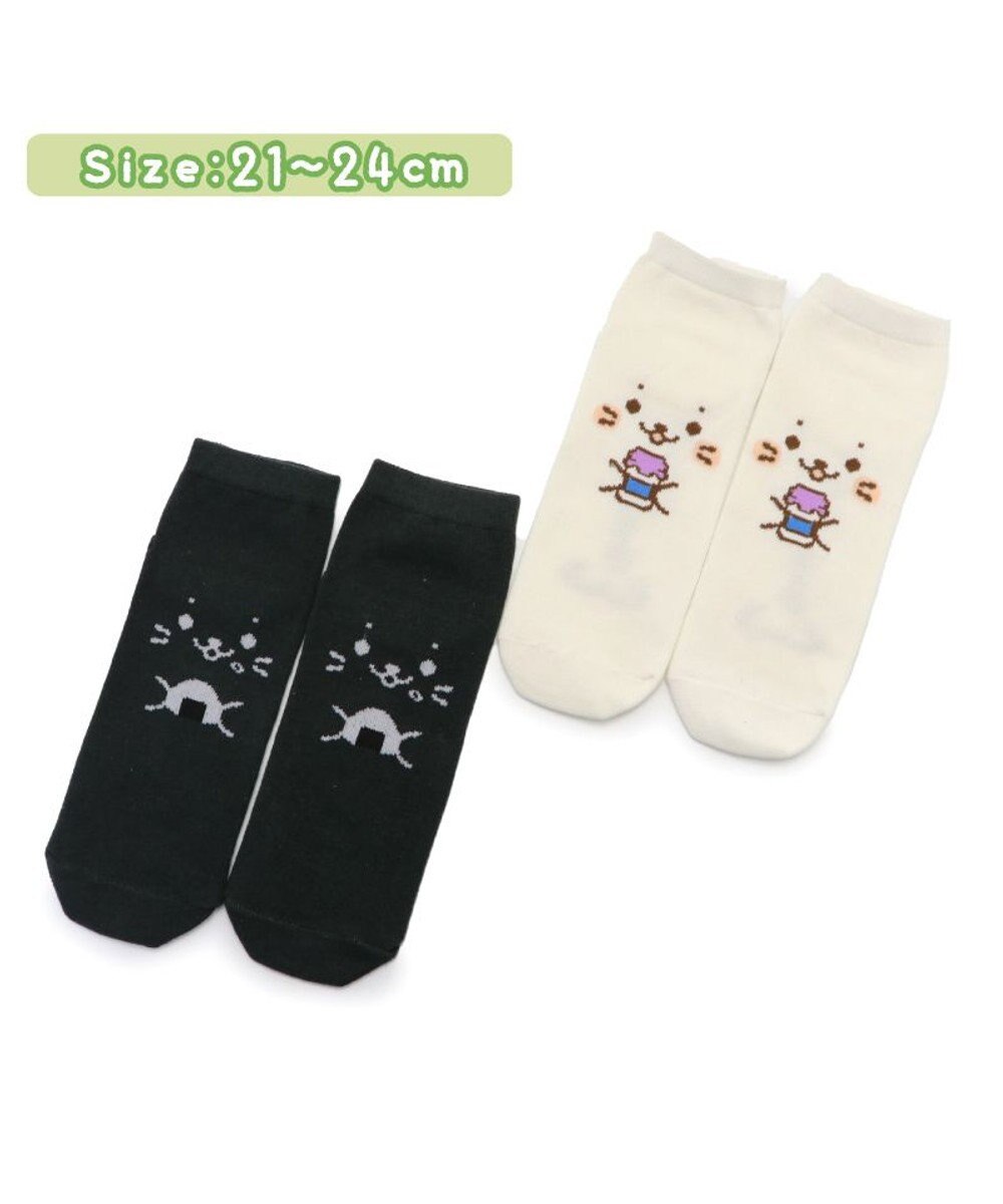 Mother garden しろたん 靴下 2足セット 〈顔ぼんミルク柄 顔ぼんおにぎり柄〉 13cm～16ｃｍ 17cm～20ｃｍ 21cm～24ｃｍ 