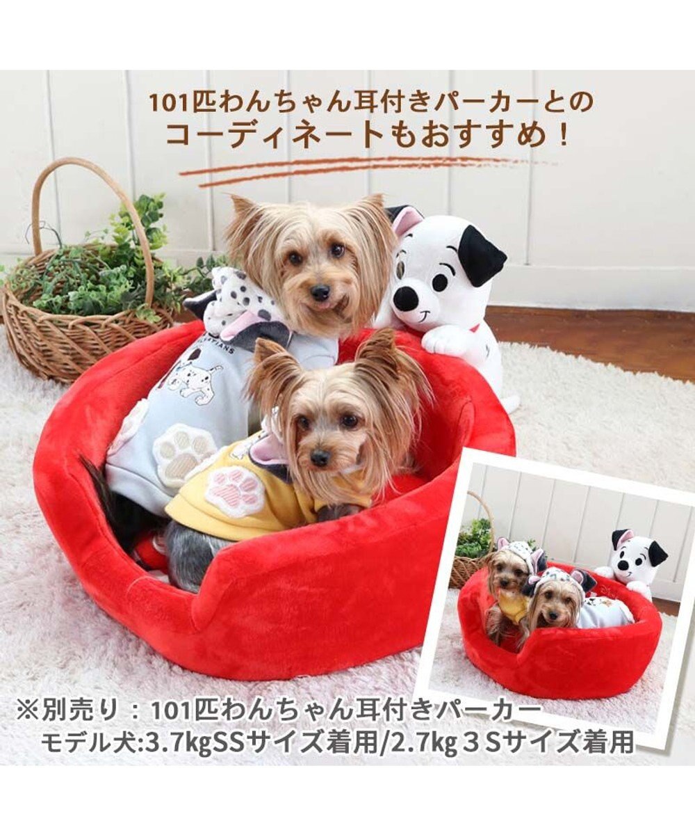 PET PARADISE 犬 ベッド ディズニー １０１匹わんちゃん カドラーベッド (53×53cm) 
