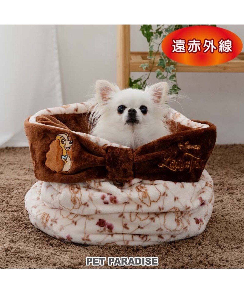 PET PARADISE ディズニー わんわん物語 レディ 遠赤外線  寝袋 筒型 S 