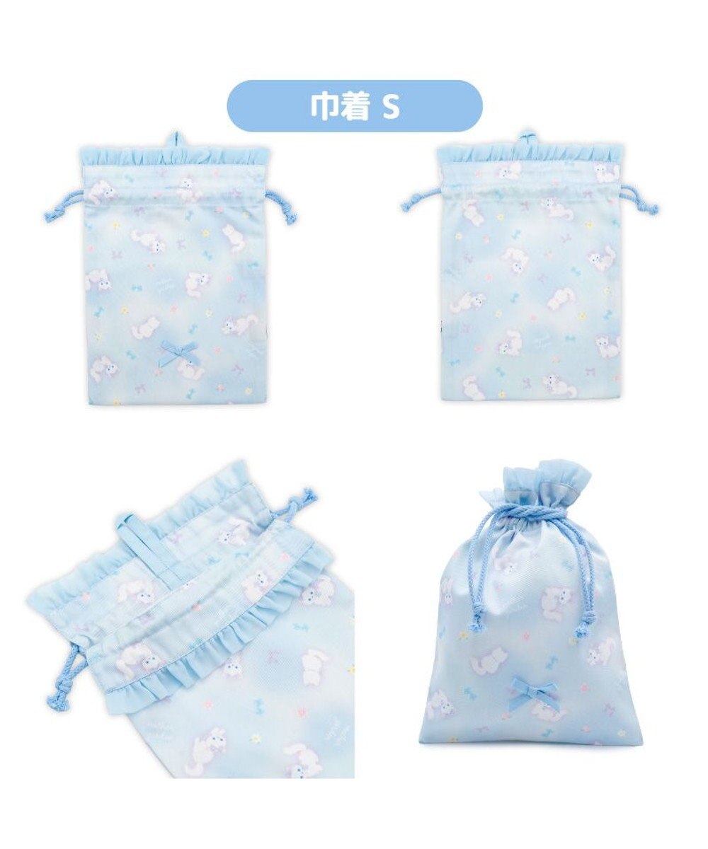 Mother garden マザーガーデン 学童布バッグ ＆ 巾着4点セット  《ふわねこ柄》 