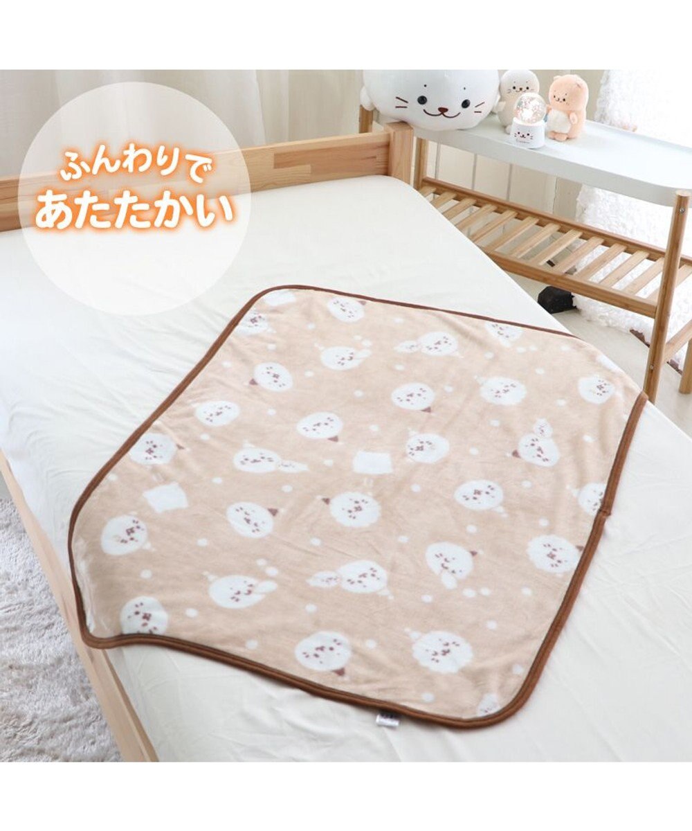 Mother garden しろたん ひざかけ 70×100cm  《お休み柄》 あったかひざ掛け 