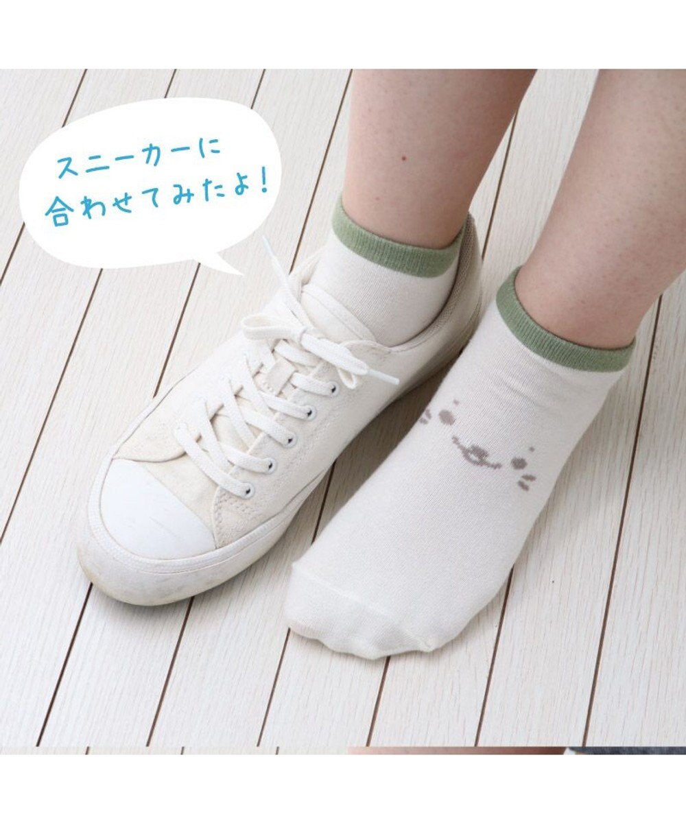Mother garden しろたん 靴下 3足セット 《顔ぼんシンプル・うみ・これが命》 21cm～24ｃｍ 