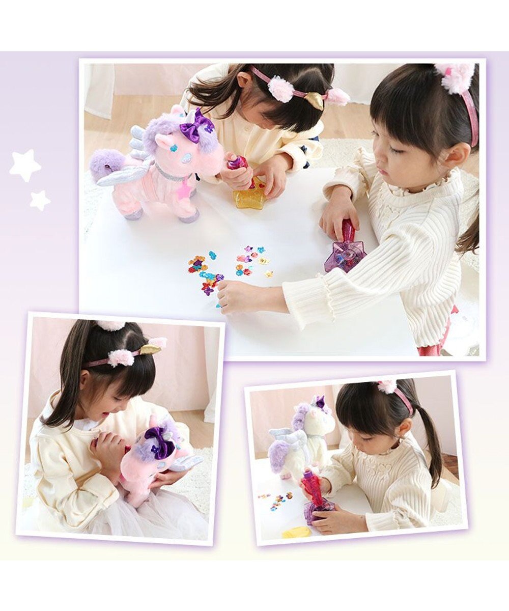 Mother garden マザーガーデン とことこおさんぽシリーズ ユニコーン デコってきらきゅん スペシャルセット クリーム / ピンク 