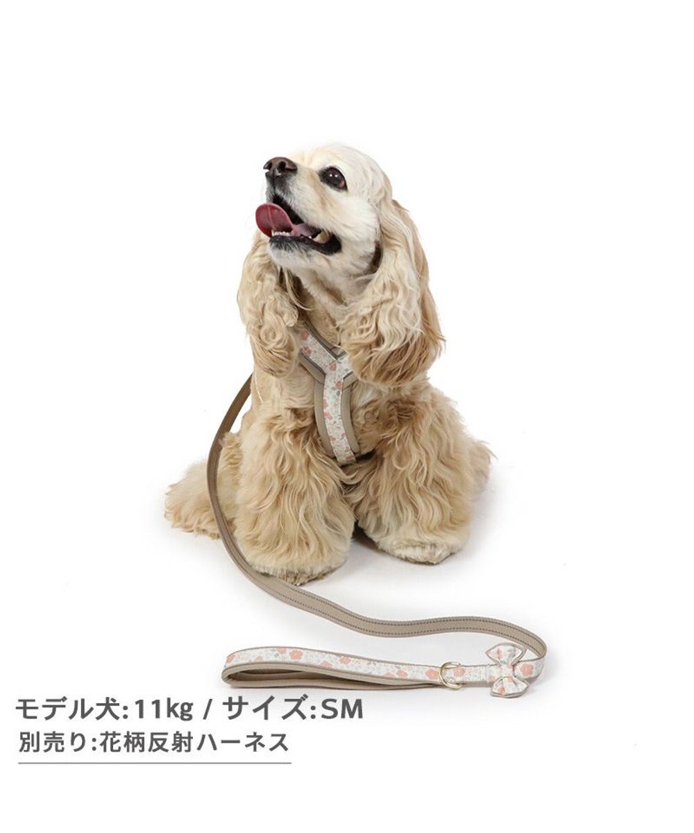 PET PARADISE 花柄 リード【ＳM】中型犬 