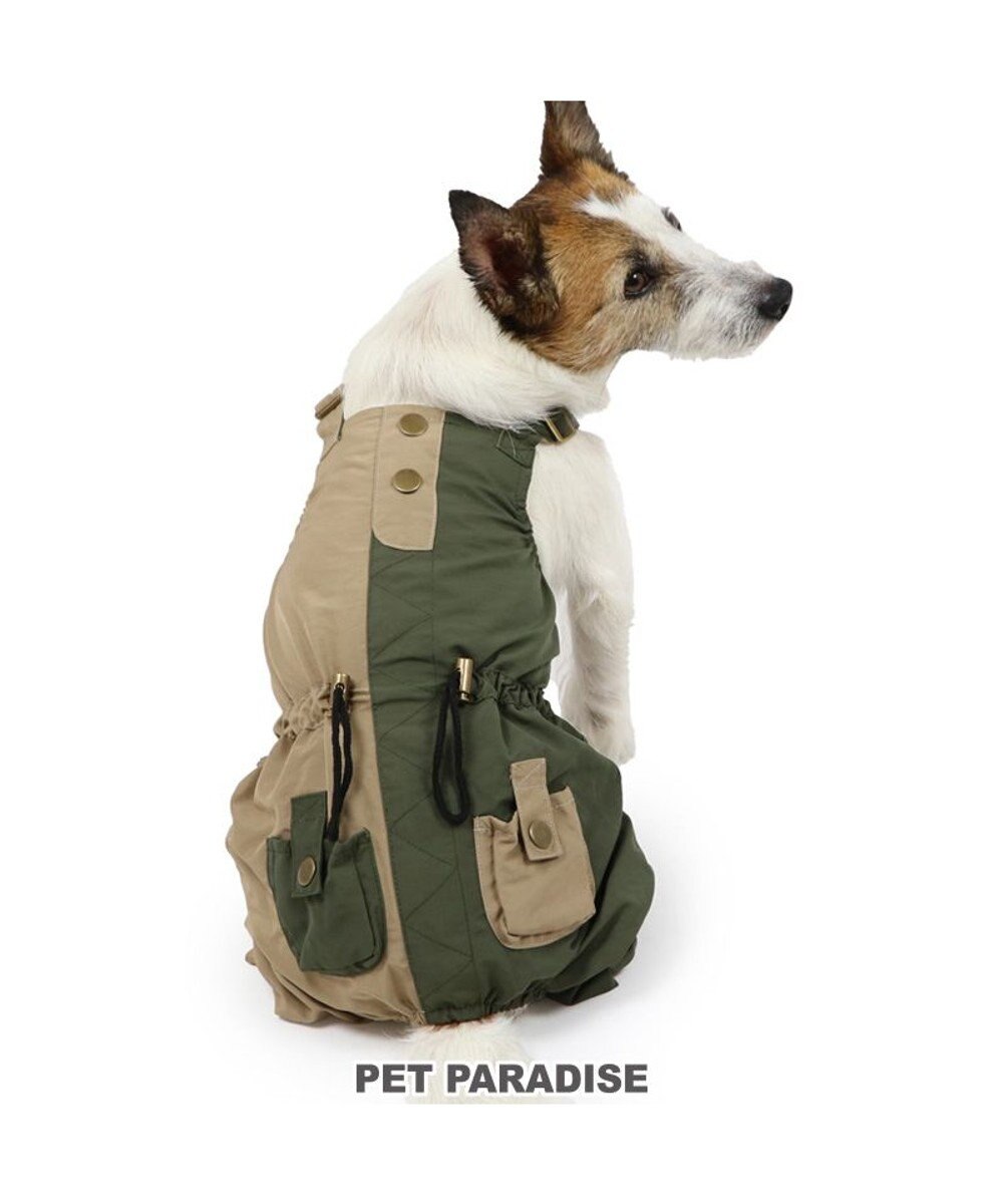 PET PARADISE ペットパラダイス ポケット切替 オーバーオール  小型犬 