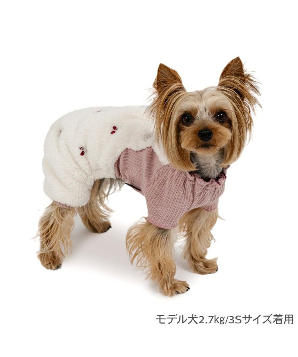 PET PARADISE ペットパラダイス パンツ つなぎ 《チェリー柄》 小型犬 