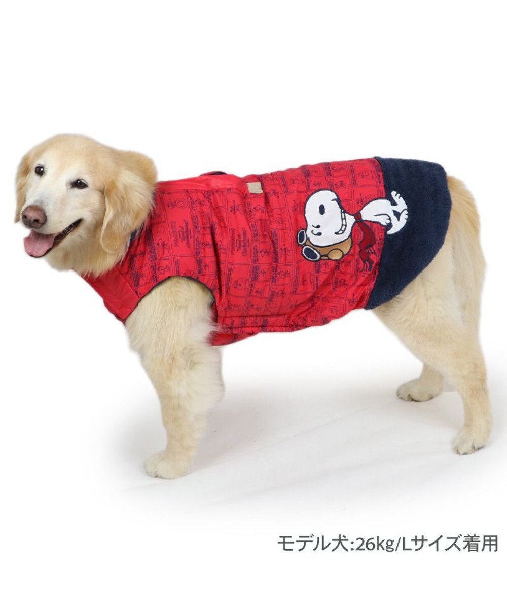 PET PARADISE スヌーピー エアベスト フライングエース 《レッド》 中型犬 大型犬 