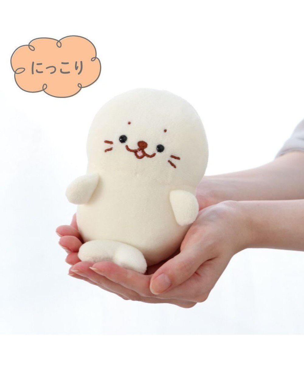 Mother garden しろたん ついてきちゃうしろたん 《にっこりついたん》マスコットキーホルダー 