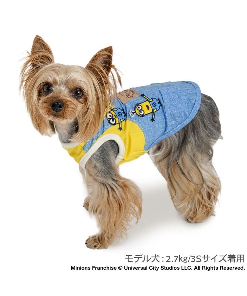 PET PARADISE ミニオン エコメイド タンクトップ 《オーバーオール風後姿》 小型犬 