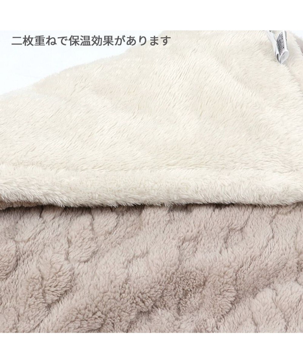 PET PARADISE ペットパラダイス 遠赤外線 ボアマット 《 アラン編み柄 》 (80×60cm) 