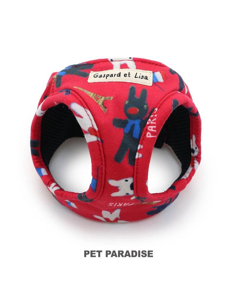 PET PARADISE リサとガスパール ベストハーネス 《パリ柄》 ＳＳ 小型犬 