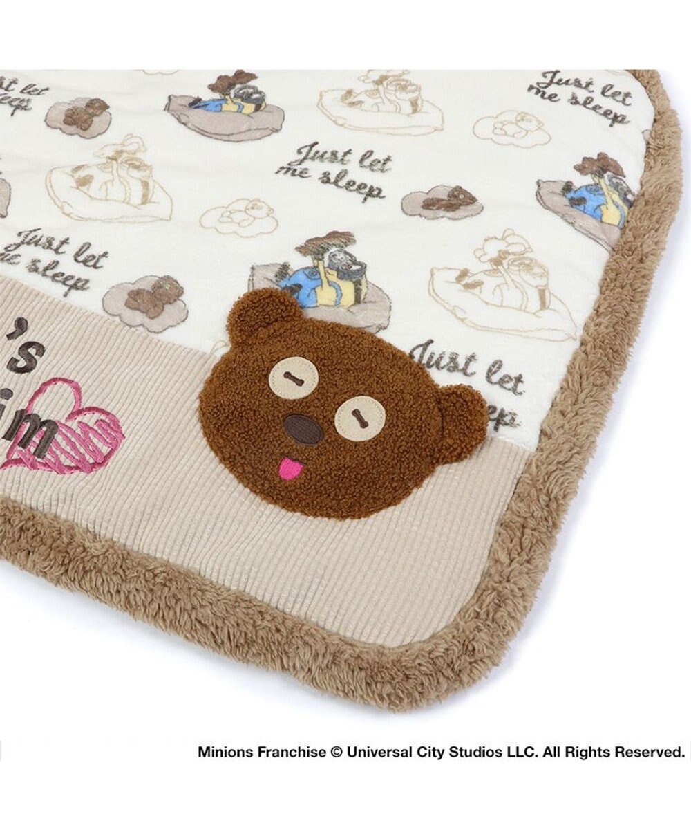 PET PARADISE  ミニオン ボブ ティム 遠赤外線 ボアマット (80×60cm) 