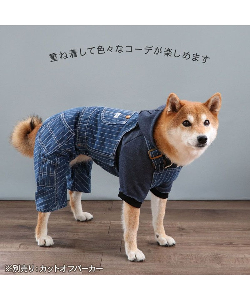 PET PARADISE Lee ストライプ オーバーオール 中型犬 大型犬 