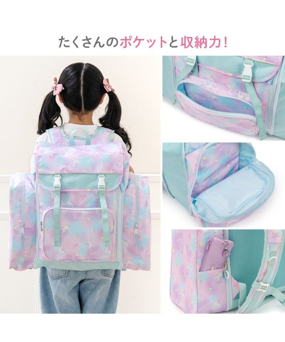 Mother garden マザーガーデン ユニコーン トラベル リュック 《コットンキャンディ柄》 