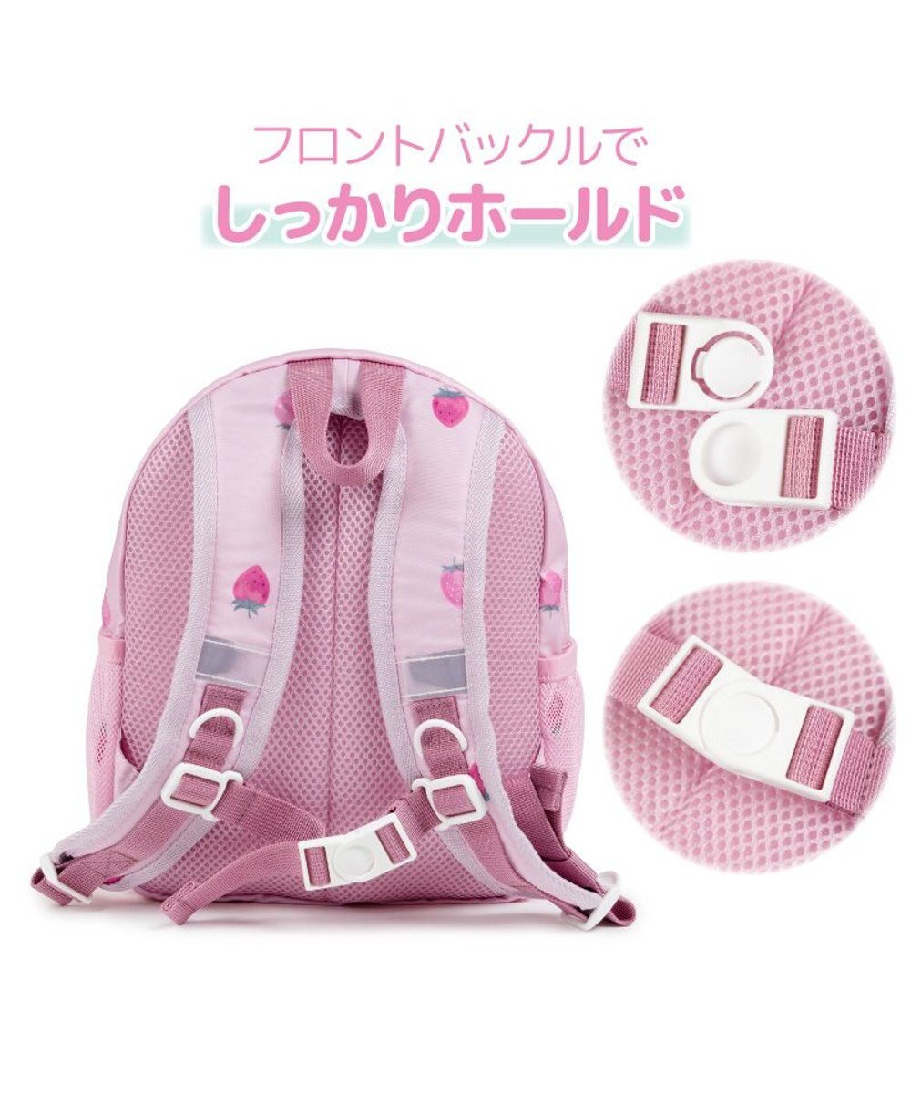 Mother garden マザーガーデン  粒いちご リュック 【Sサイズ】 《小花いちご柄》 