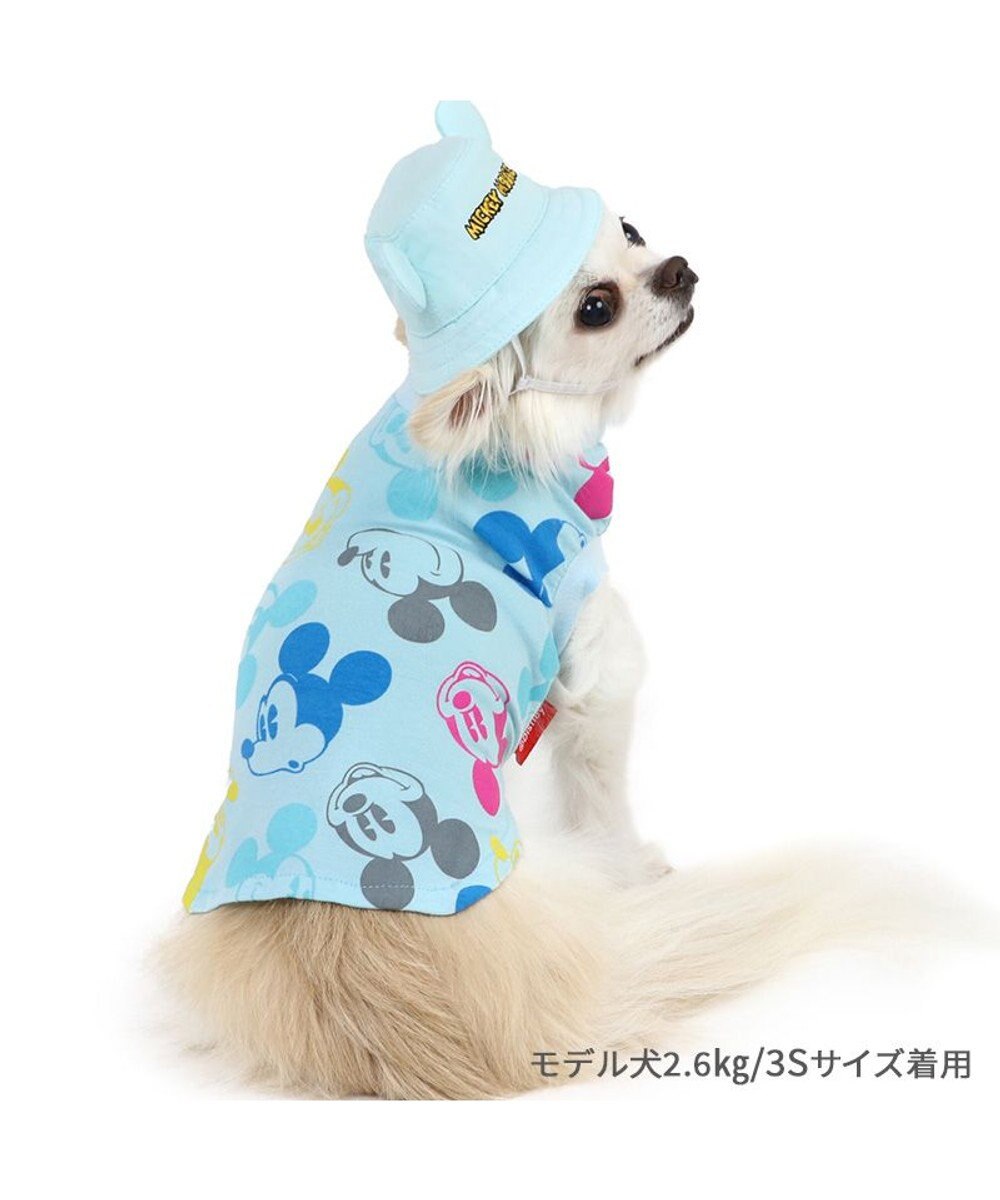 PET PARADISE ディズニー ミッキーマウス バケットハット付き Tシャツ 小型犬 