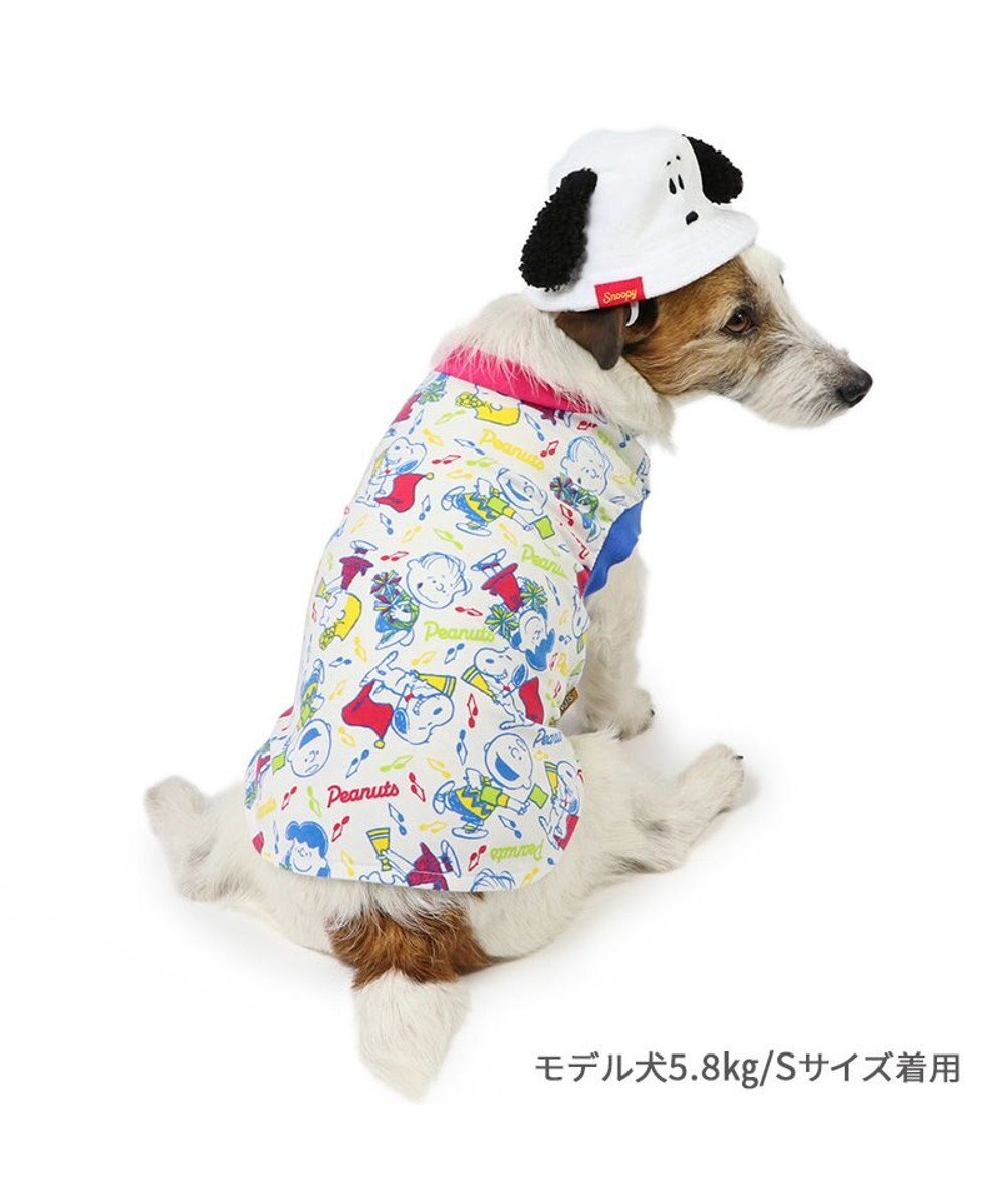 PET PARADISE スヌーピー バケットハット付き Tシャツ 小型犬 