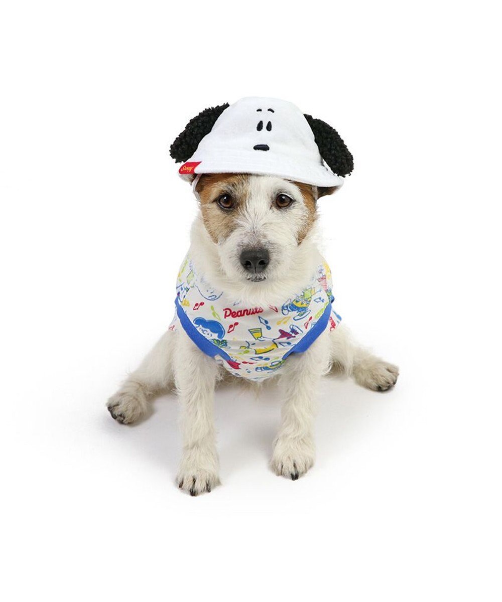 PET PARADISE スヌーピー バケットハット付き Tシャツ 小型犬 