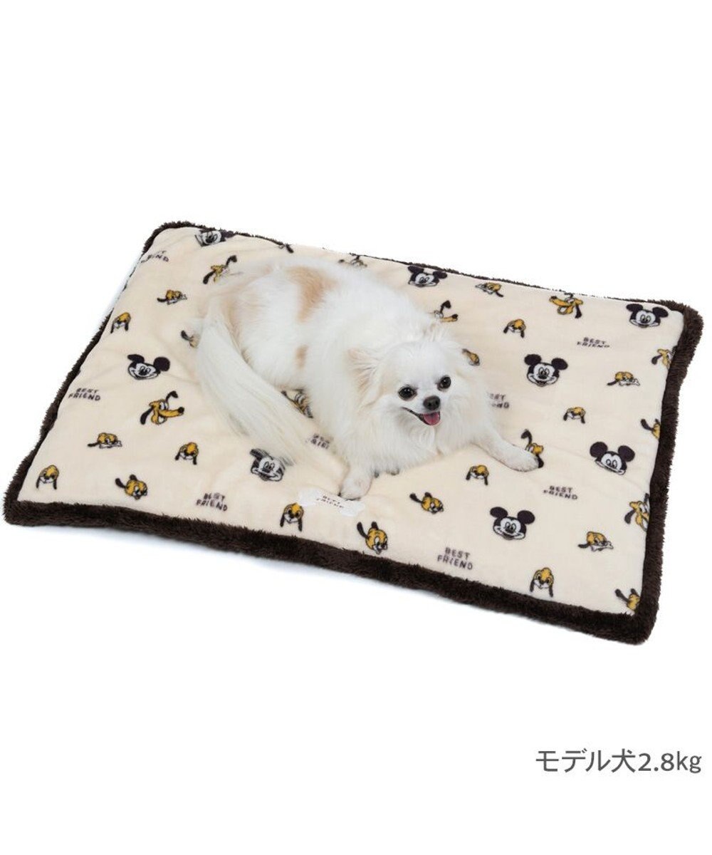 PET PARADISE ディズニー プルート 遠赤外線 ボアマット 角型 