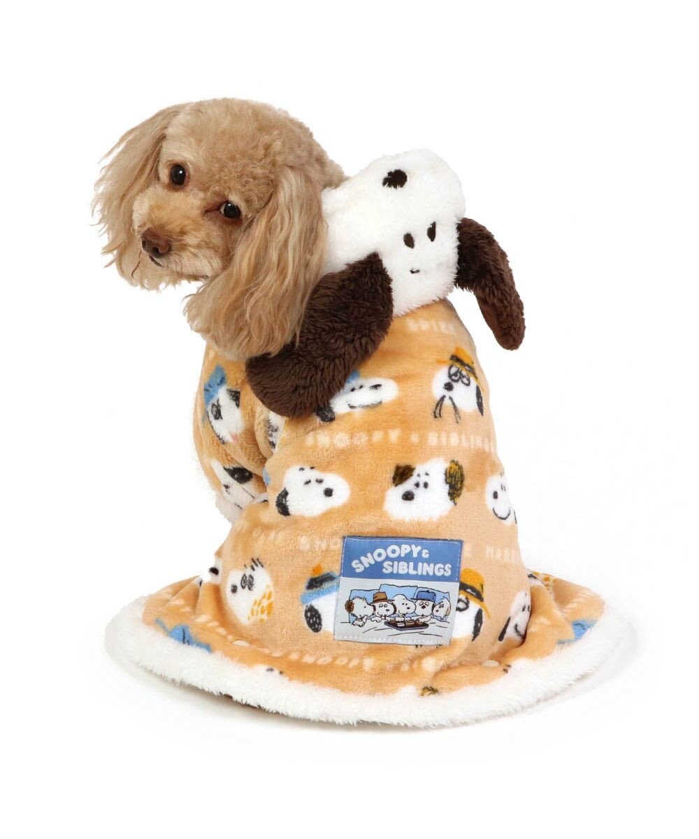 PET PARADISE スヌーピー 着る毛布 《ブラザー柄》 小型犬 