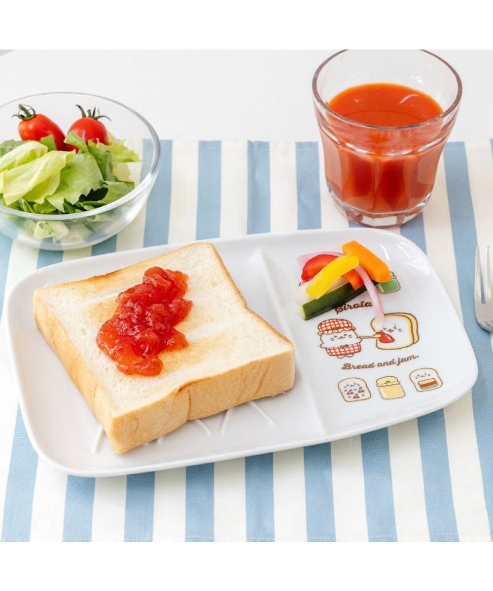 Mother garden しろたん パンもよろこぶ 仕切皿 