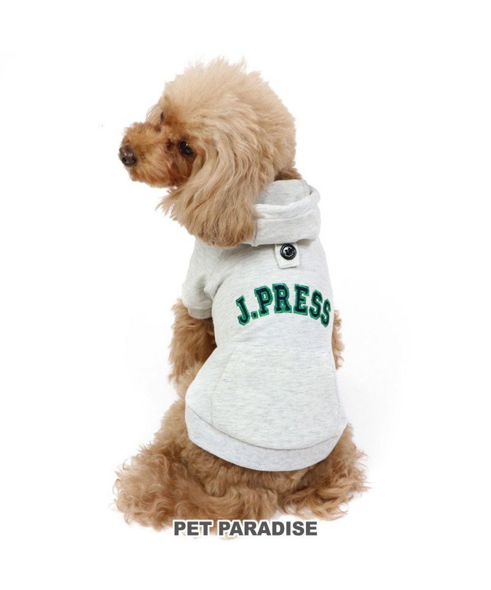 PET PARADISE 犬の服 犬 冬服 パーカー J.PRESS 【小型犬】 カレッジ ロゴ 