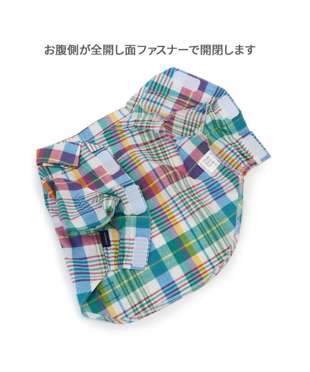 PET PARADISE J.PRESS マドラスチェック シャツ 小型犬 