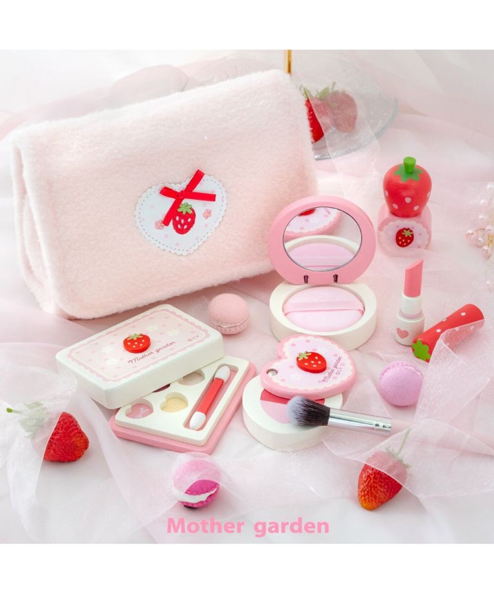 Mother garden マザーガーデン メイク ポーチセット 《いちごドット》 
