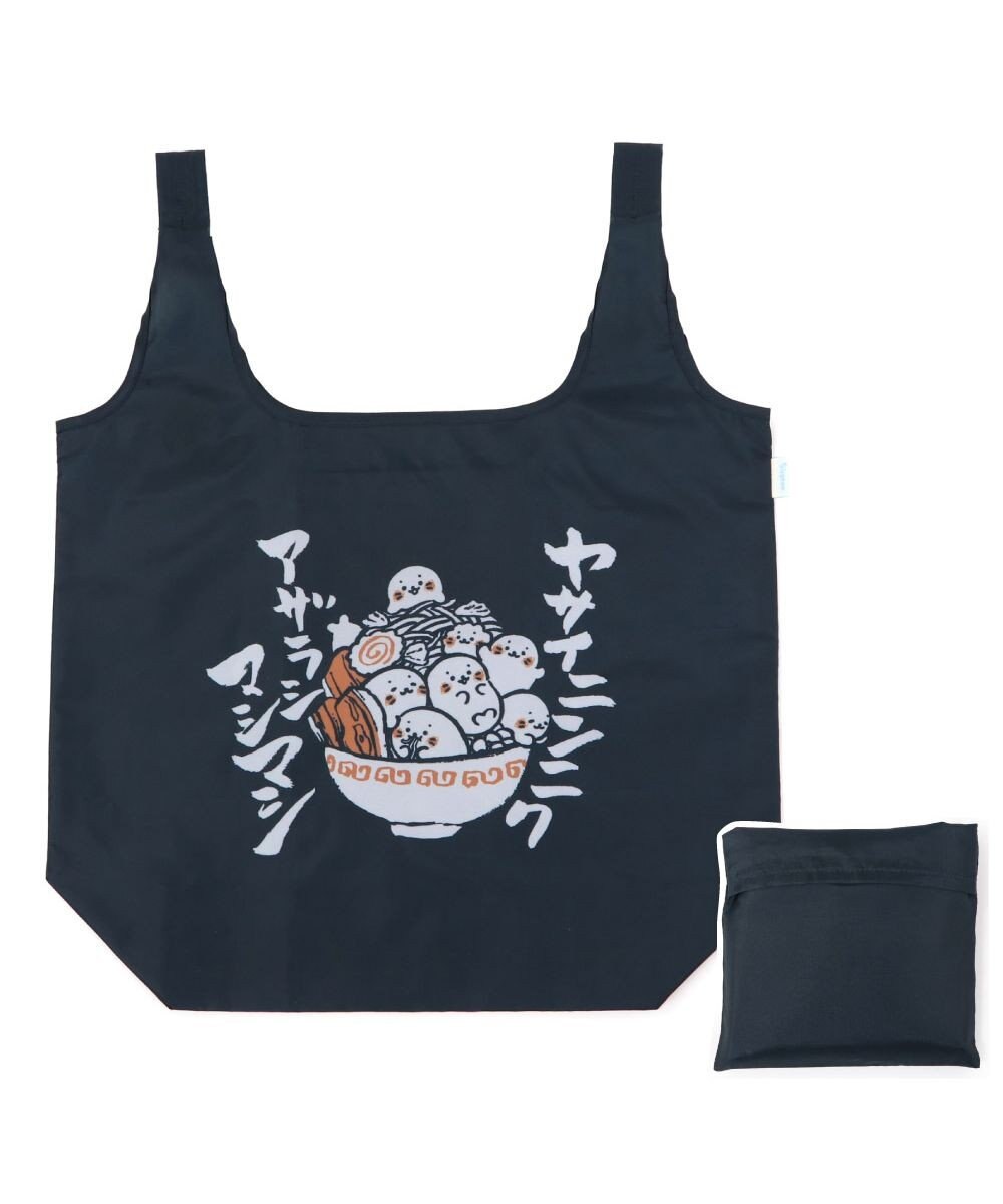 Mother garden しろたん ポケット付きエコバッグ 《マシマシ》 単品 