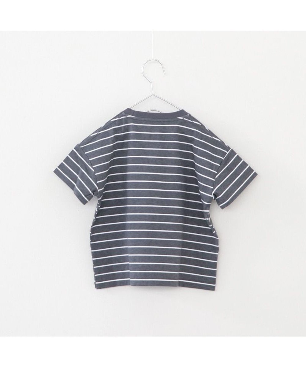 Mother garden しろたん ボーダー柄Ｔシャツ 半袖 《黒色》 キッズサイズ 100 120 140cm 