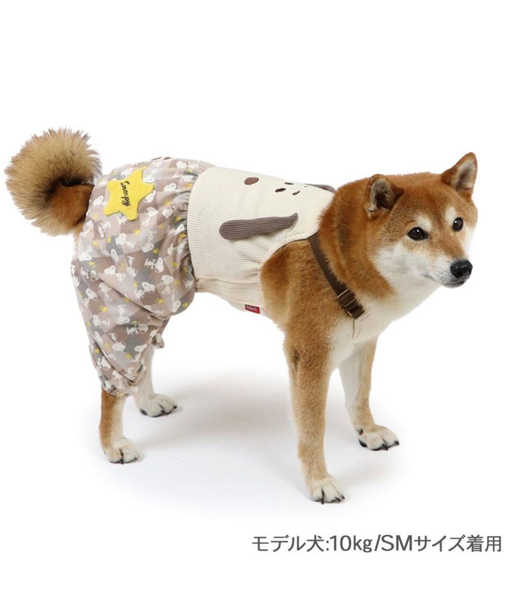 PET PARADISE スヌーピー オーバーオール 《ポップ柄》 中型犬 