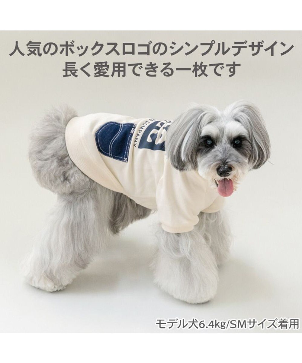 PET PARADISE Lee ボックスロゴ トレーナー ホワイト 小型犬 