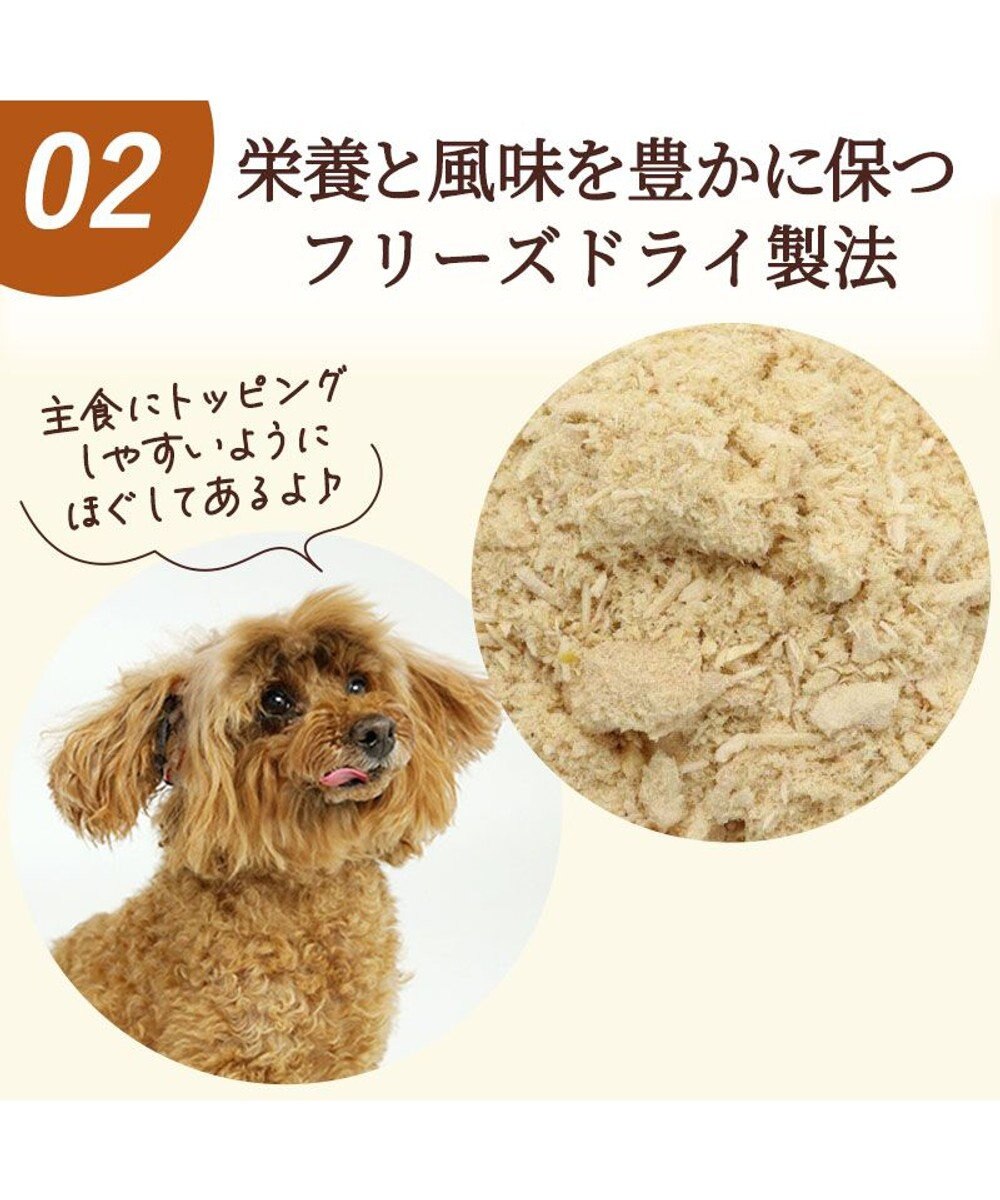 PET PARADISE フリーズドライ 鶏むね肉ほぐし 大袋 55g 国産 